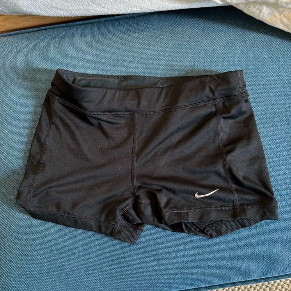 Nike dri-fit black spandex with zipper pocket